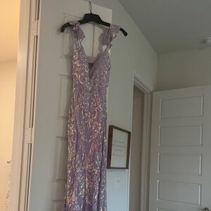 Windsor Lilac Sequin Gown